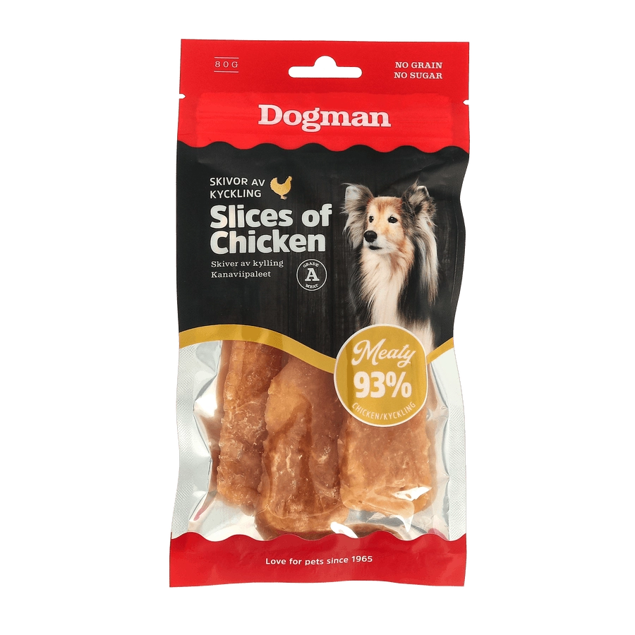 Dogman Meaty Slices Hundgodis – 93 % Kött i Flera Smaker