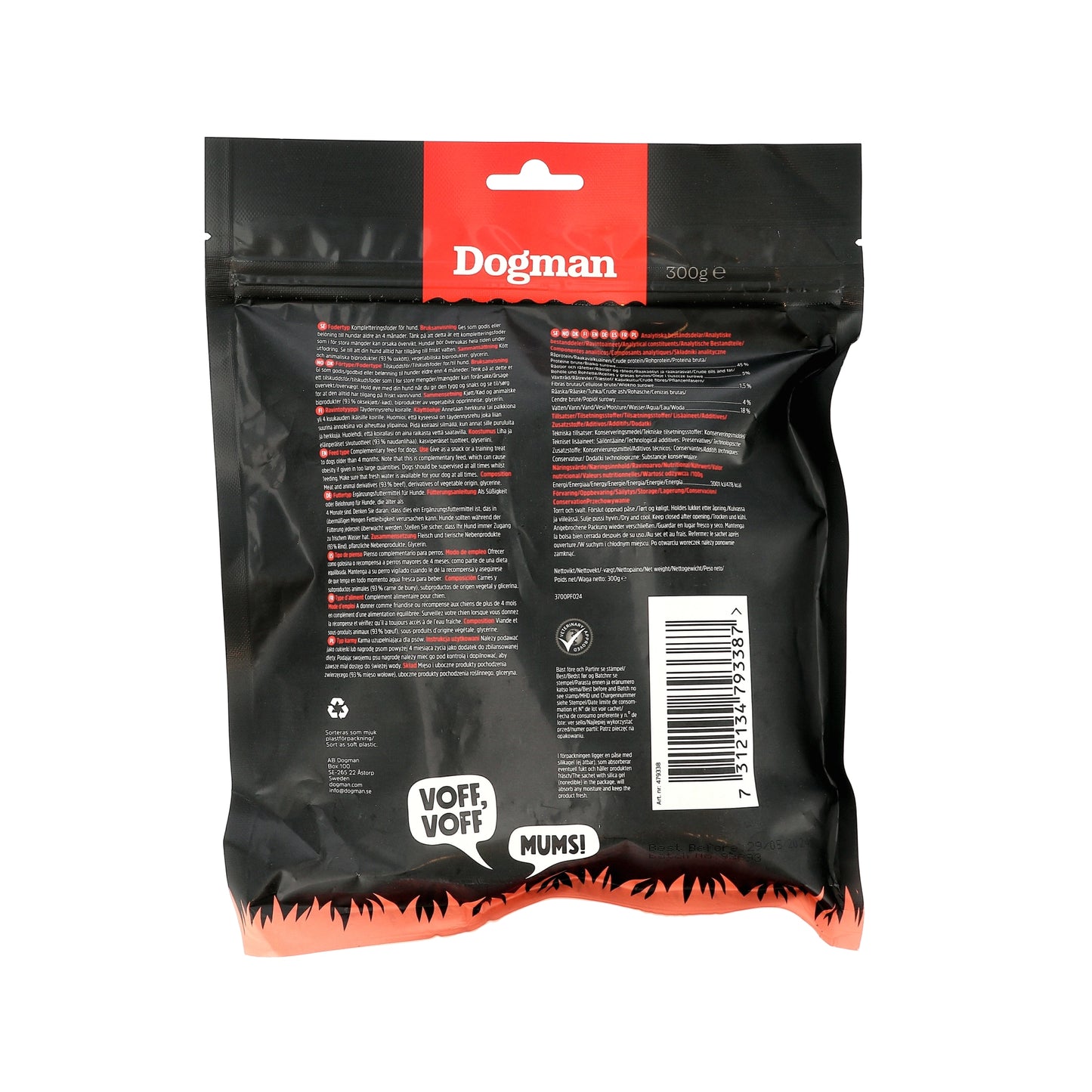 Dogman Meaty Slices Hundgodis – 93 % Kött i Flera Smaker